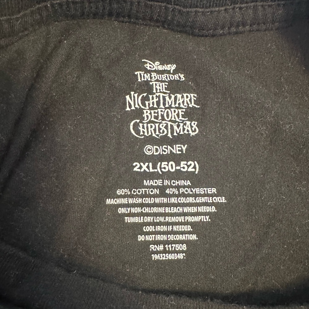 Nightmare Before Christmas T-Shirt 2X - Picture 6 of 7